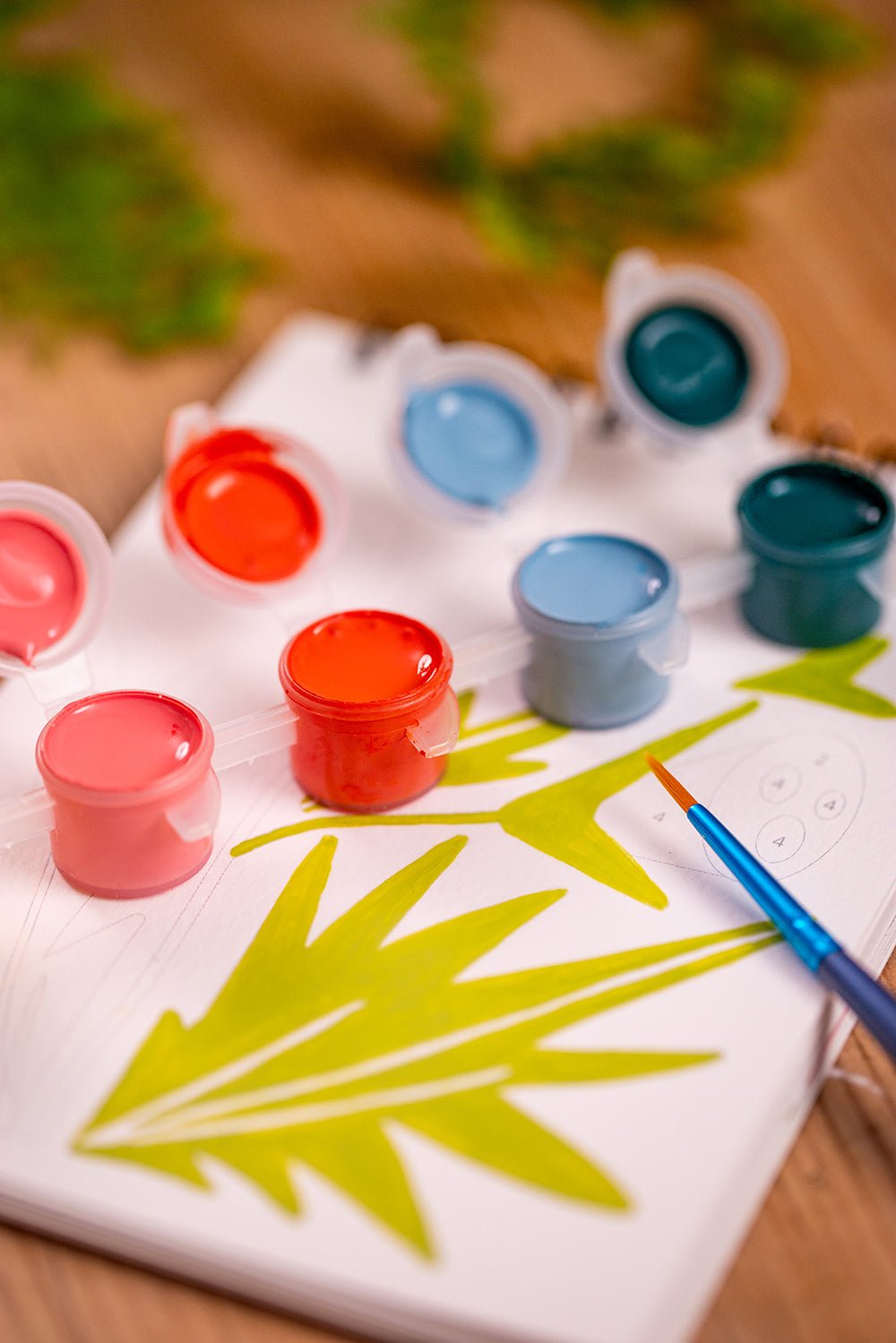 Peinture aux numéros - Arches FleuriesMaison Joliette