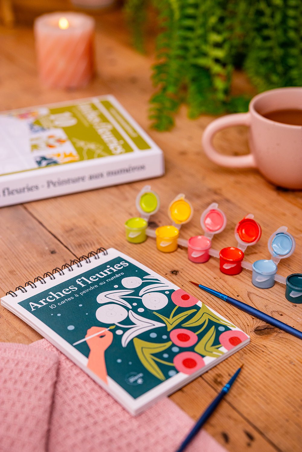 Peinture aux numéros - Arches FleuriesMaison Joliette