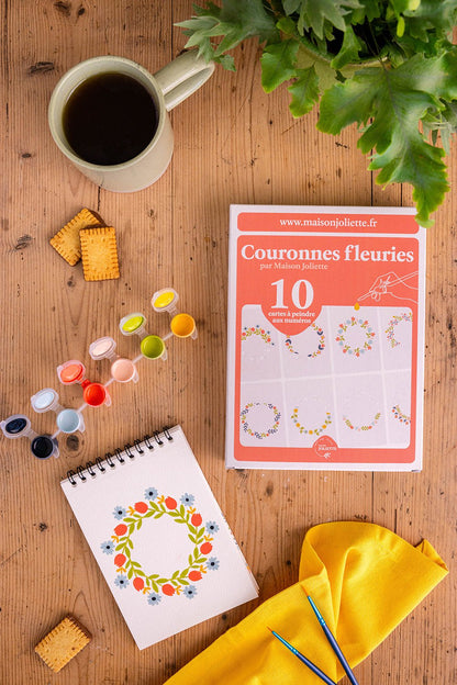 Peinture aux numéros - Couronnes FleuriesMaison Joliette