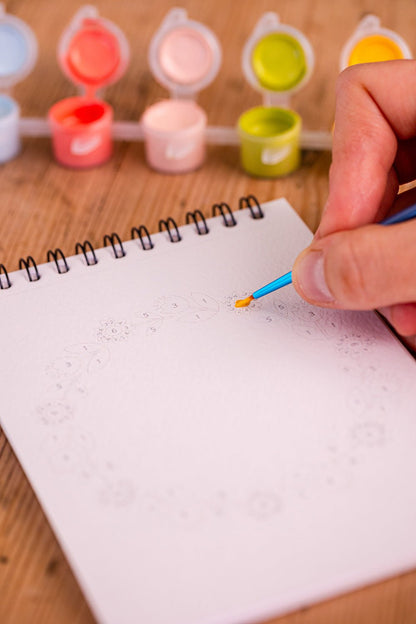 Peinture aux numéros - Couronnes FleuriesMaison Joliette