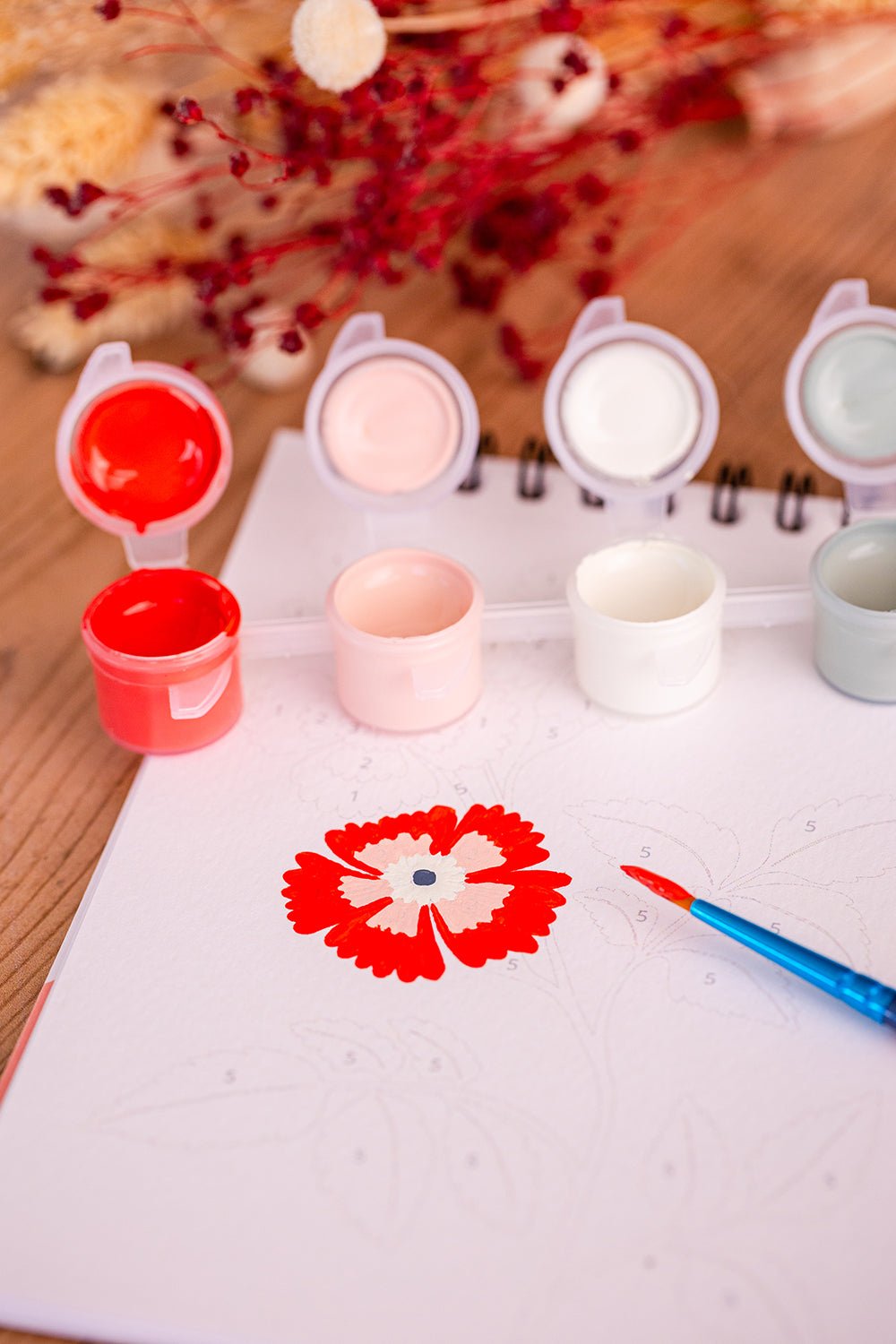 Peinture aux numéros - Fleurs des ChampsMaison Joliette