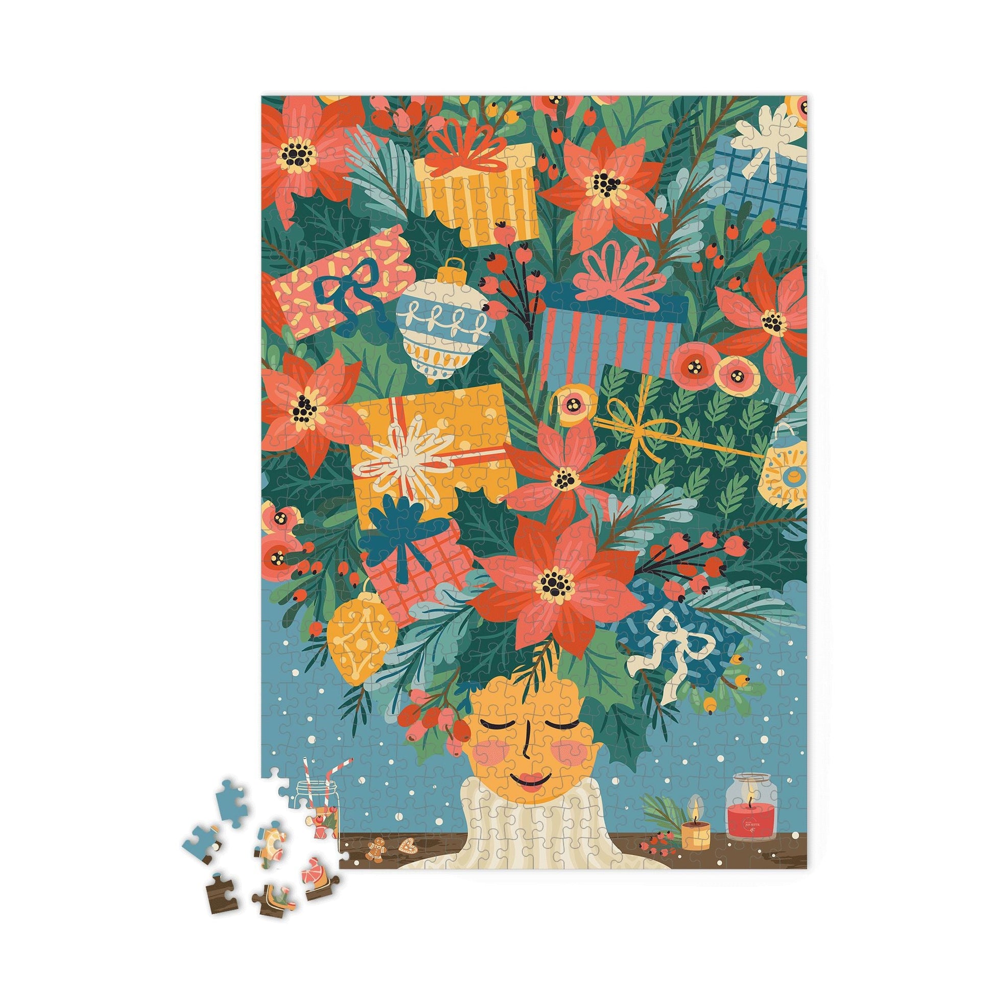 Puzzle 1000 pièces Esprit de NoëlMaison Joliette