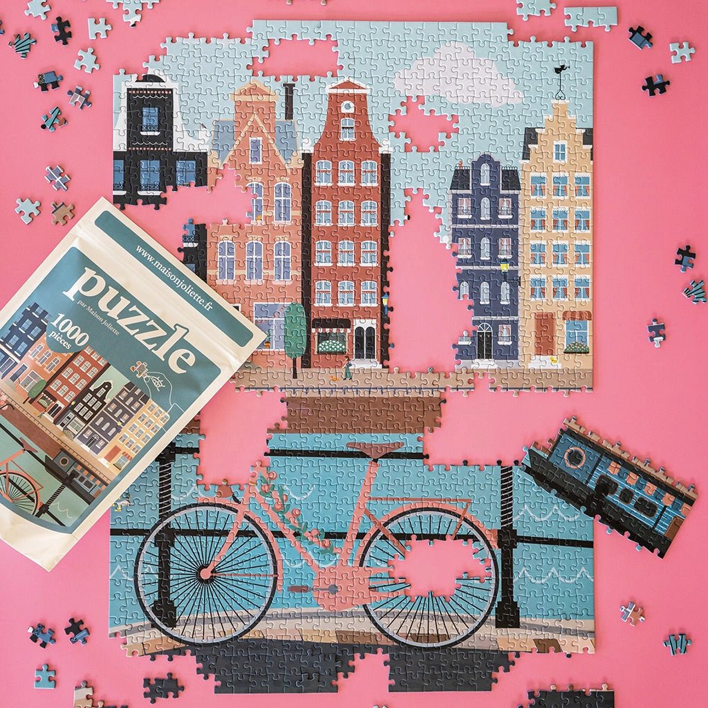 Puzzle 1000 pièces - Pédalons au fil de l'eauMaison Joliette