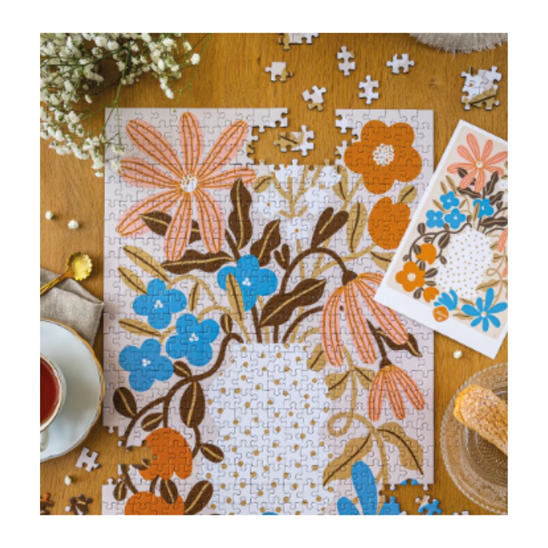 Puzzle 500 pièces - Myosotis & CapucineMaison Joliette