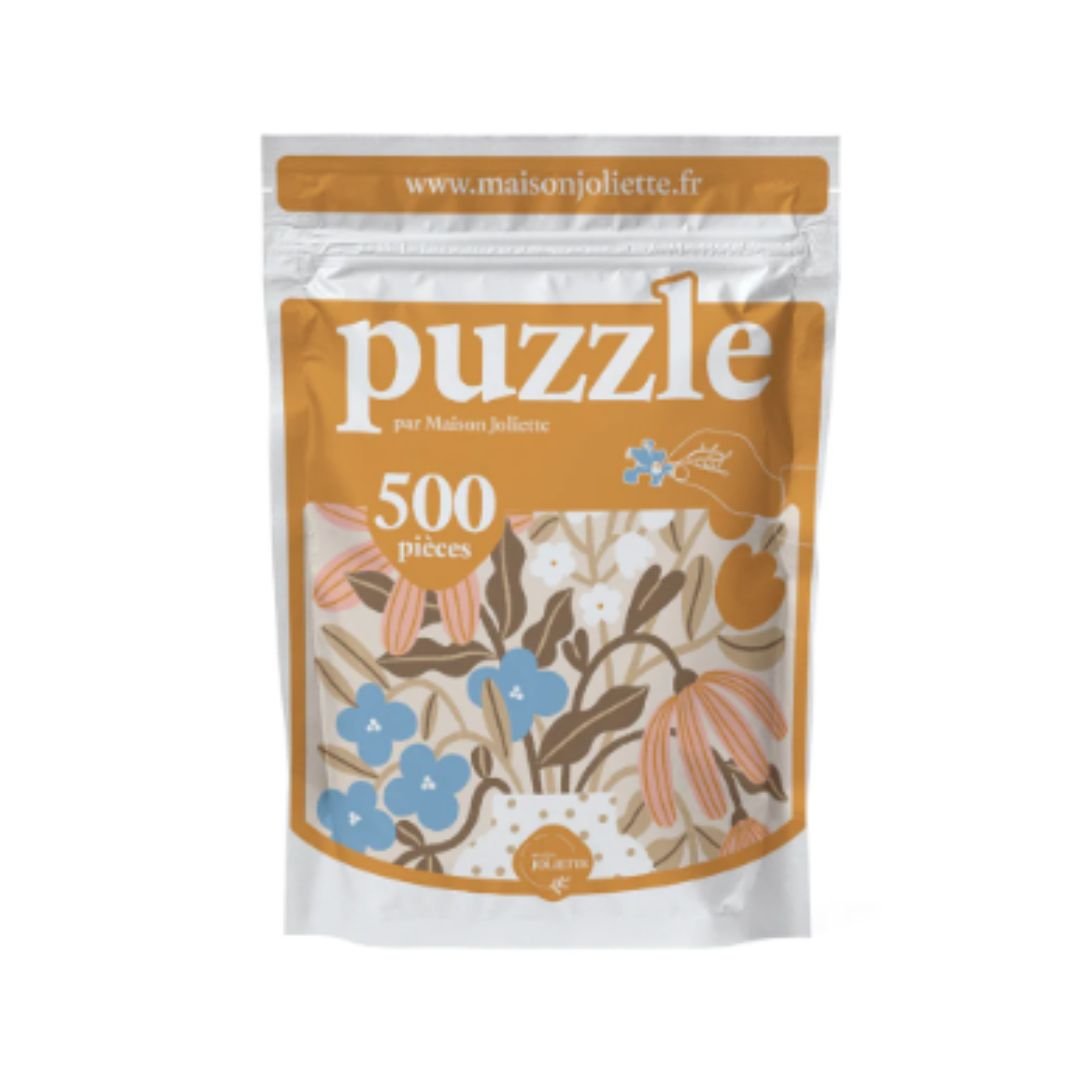 Puzzle 500 pièces - Myosotis & CapucineMaison Joliette
