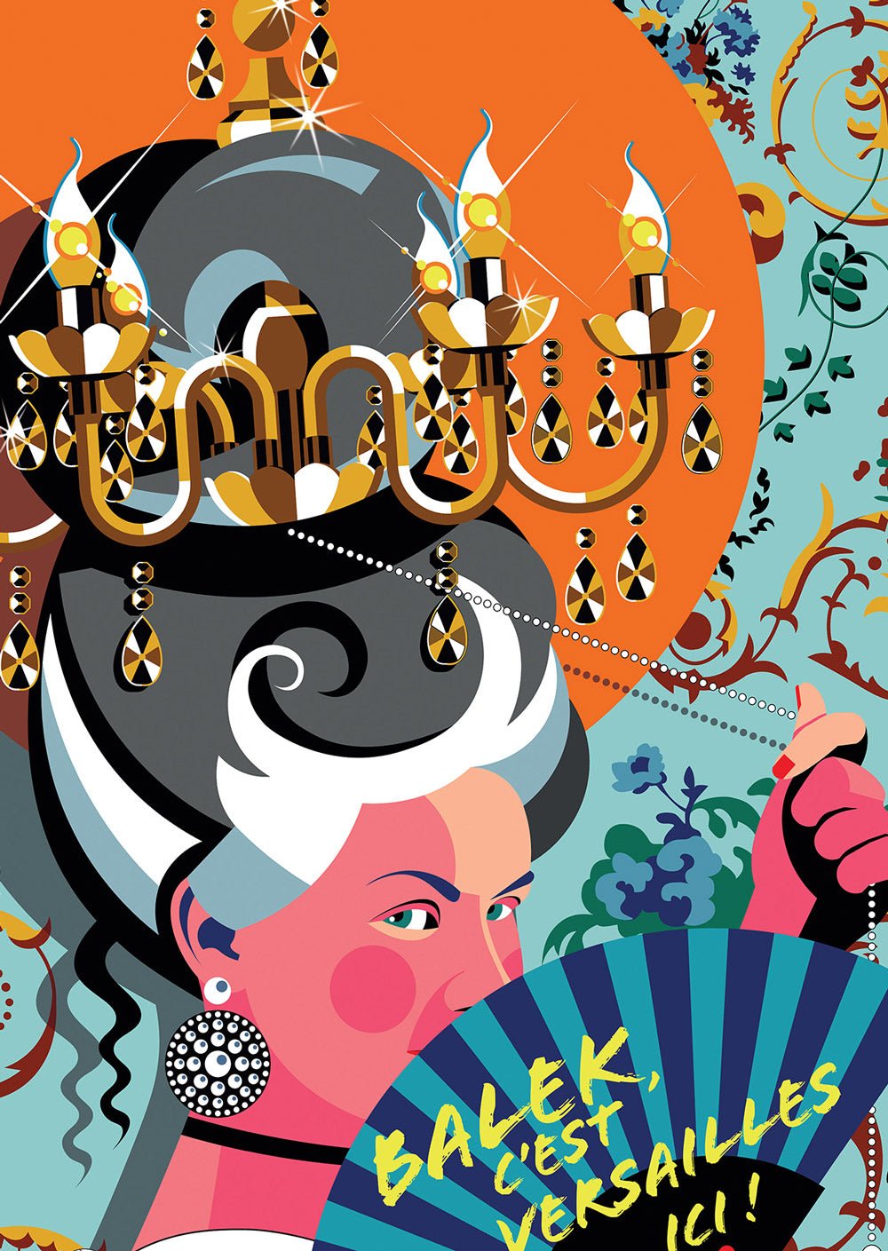 Mini puzzle 99 pièces Marie - Chantal - Balek, c'est Versailles iciMarie - Chantal