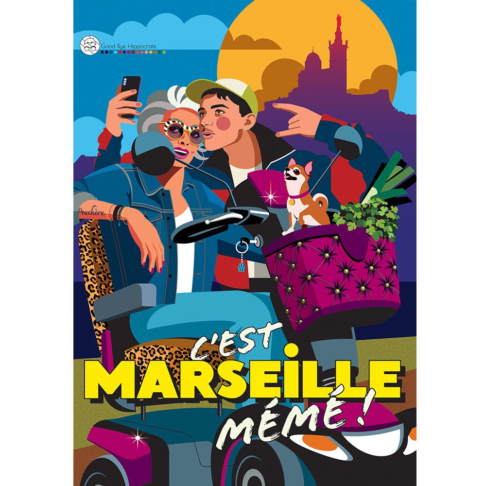 Puzzle 1000 Pièces - C'EST MARSEILLE MEME !Marie - Chantal