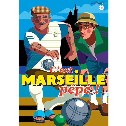 Puzzle 1000 Pièces - C'EST MARSEILLE PEPE !Marie - Chantal