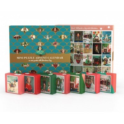 Puzzle 100 Pièces New York Puzzle Company - Janet Hill Advent Calendar - 24 Mini PuzzlesNewYorkPuzzleCompany