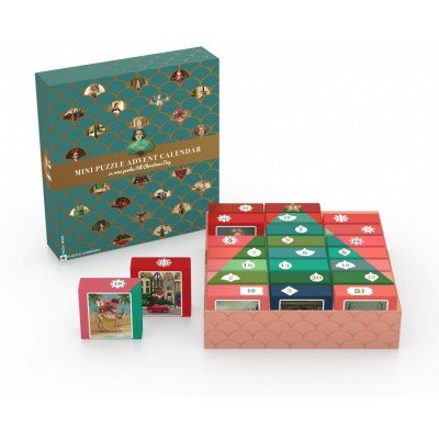 Puzzle 100 Pièces New York Puzzle Company - Janet Hill Advent Calendar - 24 Mini PuzzlesNewYorkPuzzleCompany