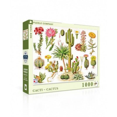 Puzzle 1000 Pièces New York Puzzle Company - Cacti - CactusNewYorkPuzzleCompany