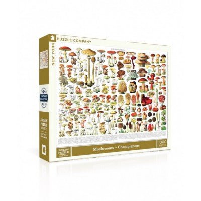 Puzzle 1000 Pièces New York Puzzle Company - Mushrooms - ChampignonsNewYorkPuzzleCompany