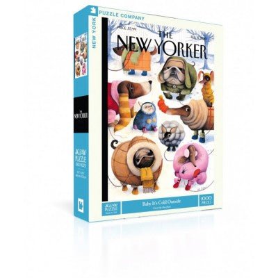 Puzzle 1000 Pièces New York Puzzle Company - The New Yorker - Baby It's Cold OutsideNewYorkPuzzleCompany