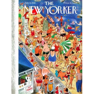 Puzzle 1000 Pièces New York Puzzle Company - The New Yorker - BeachgoingNewYorkPuzzleCompany