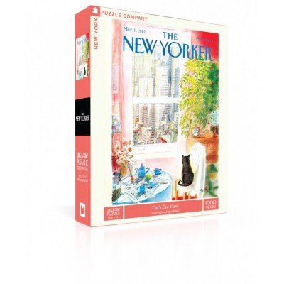 Puzzle 1000 Pièces New York Puzzle Company - The New Yorker - Cat's Eye ViewNewYorkPuzzleCompany