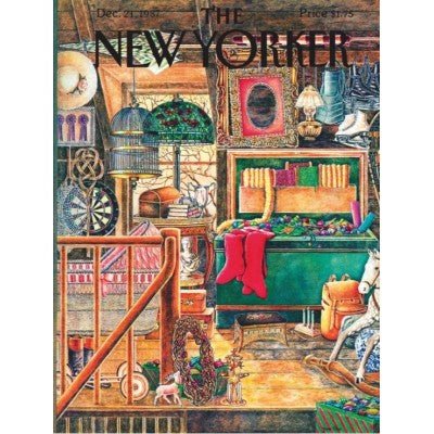 Puzzle 1000 Pièces New York Puzzle Company - The New Yorker - Christmas AtticNewYorkPuzzleCompany
