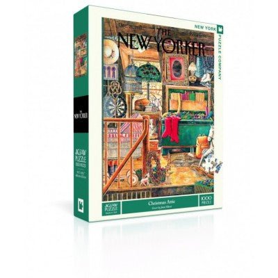 Puzzle 1000 Pièces New York Puzzle Company - The New Yorker - Christmas AtticNewYorkPuzzleCompany
