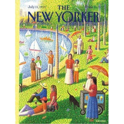 Puzzle 1000 Pièces New York Puzzle Company - The New Yorker - Sunday Afternoon in Central ParkNewYorkPuzzleCompany