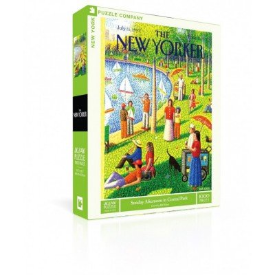 Puzzle 1000 Pièces New York Puzzle Company - The New Yorker - Sunday Afternoon in Central ParkNewYorkPuzzleCompany