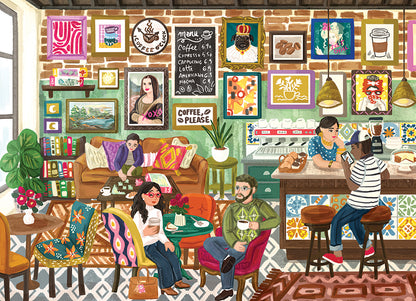 Puzzle 1000 Pièces - Un Café, S'Il Vous Plaît