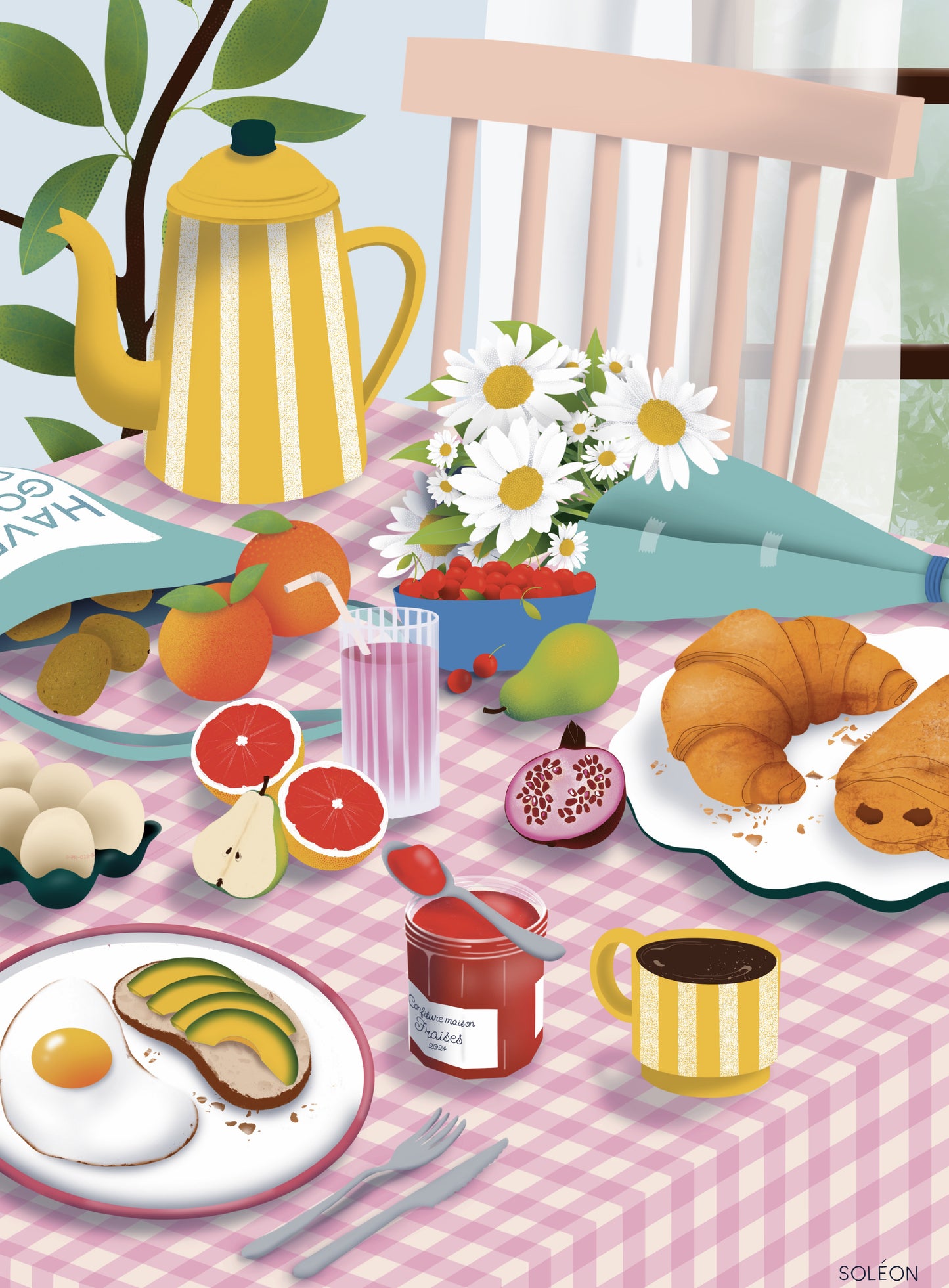 Puzzle 500 Pièces - Brunch du dimanche