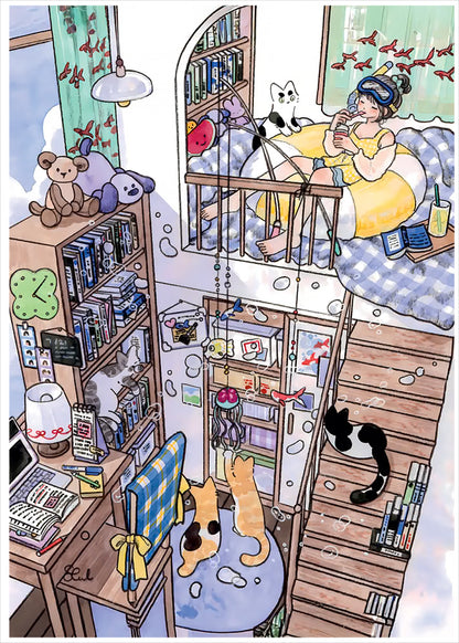 Puzzle 1000 Pièces - Nos Vacances d'Été