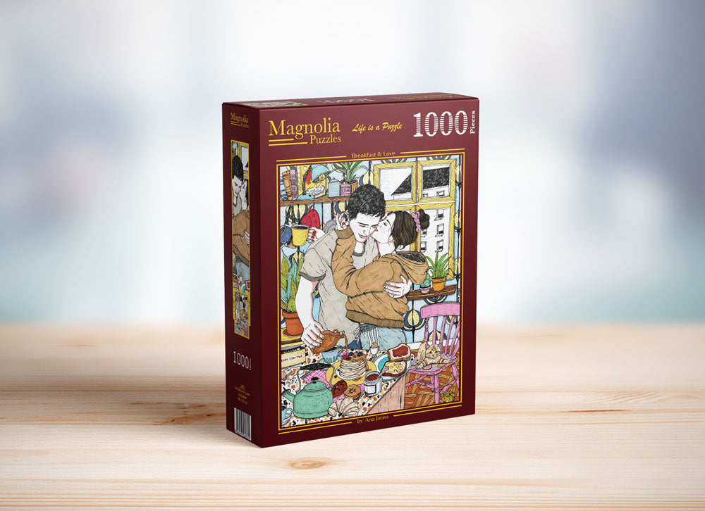 Puzzle 1000 Pièces - Petit-Déjeuner et Amour - Magnolia-3491