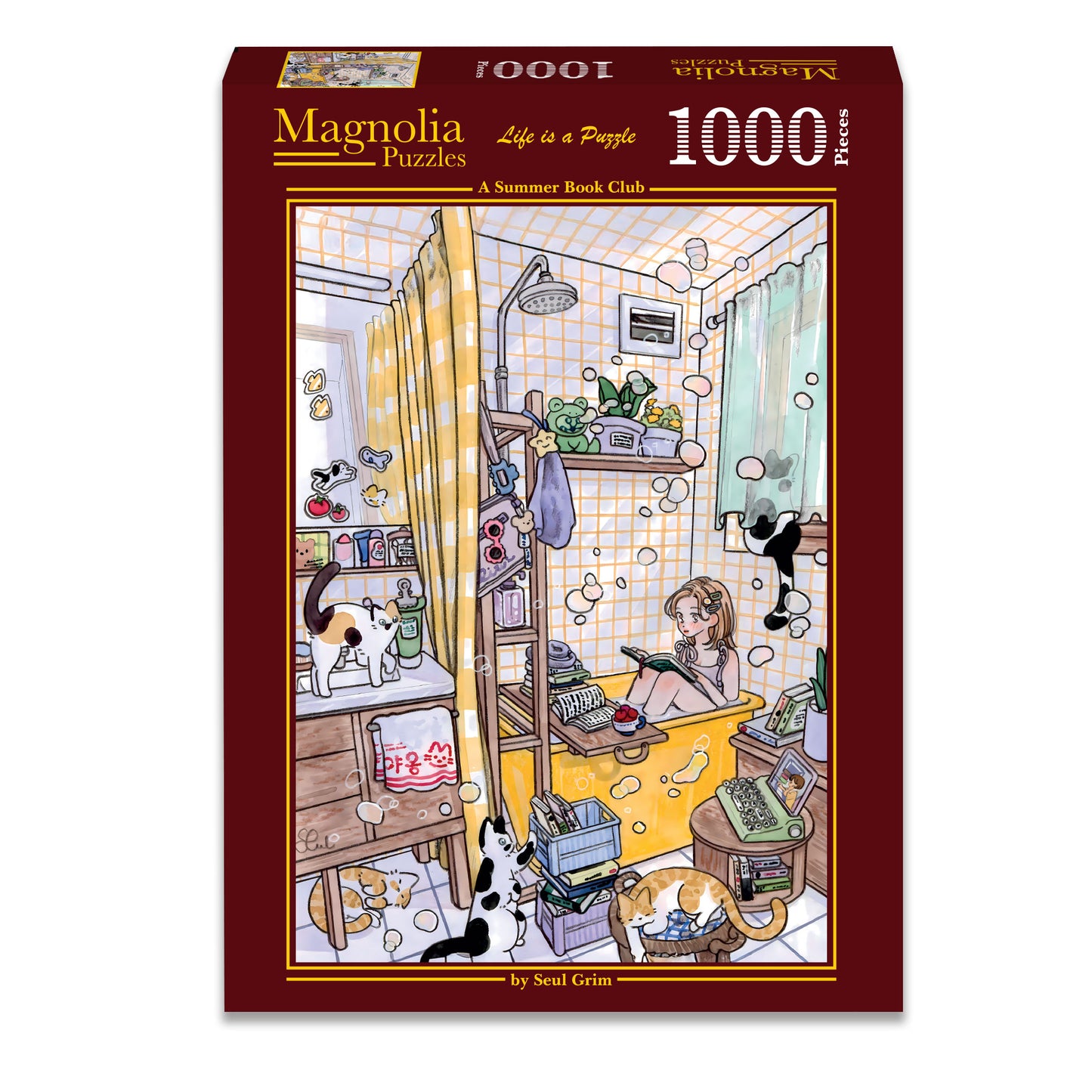 Puzzle 1000 Pièces - Un Club de Lecture d'Été - Magnolia-8201