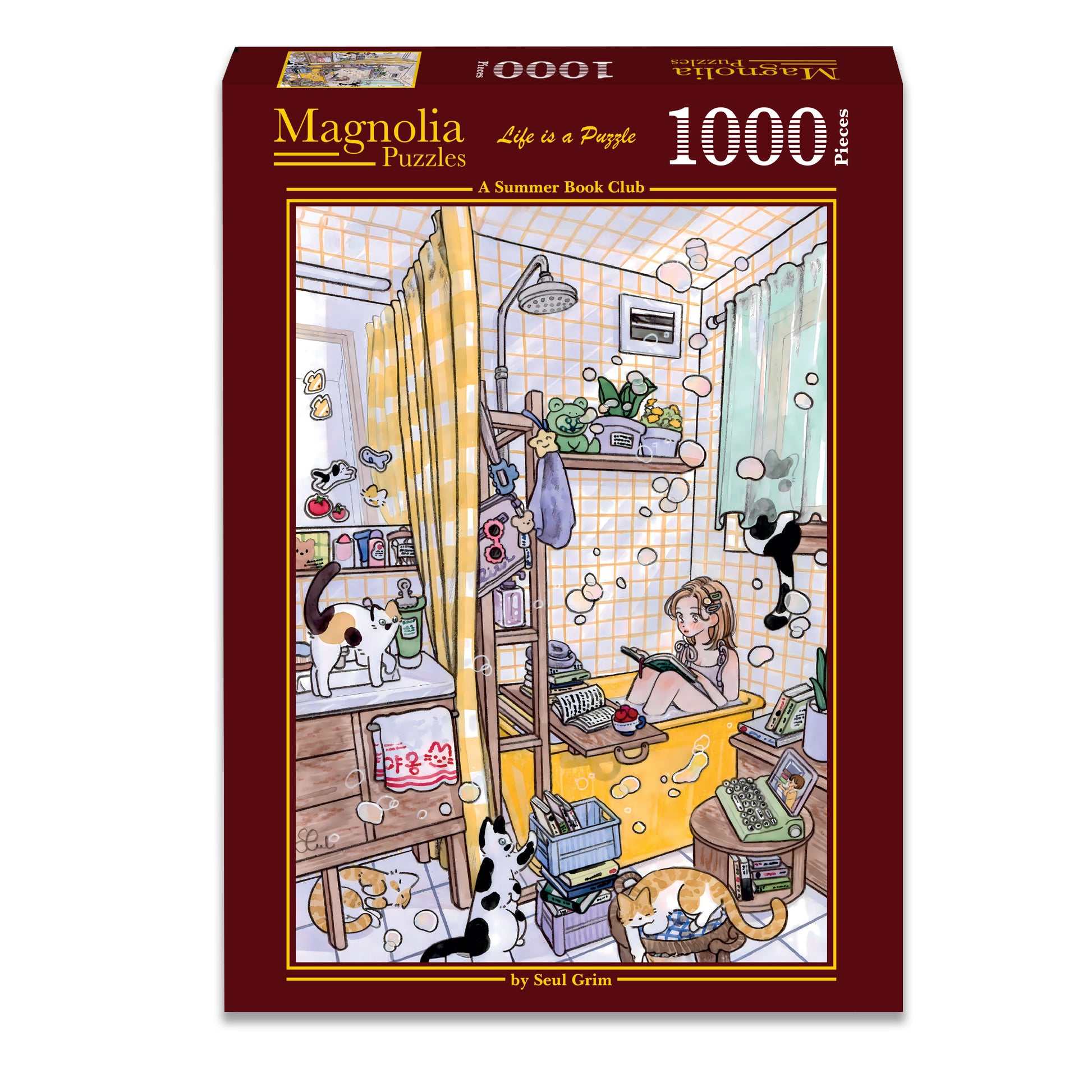 Puzzle 1000 Pièces - Un Club de Lecture d'Été - Magnolia-8201