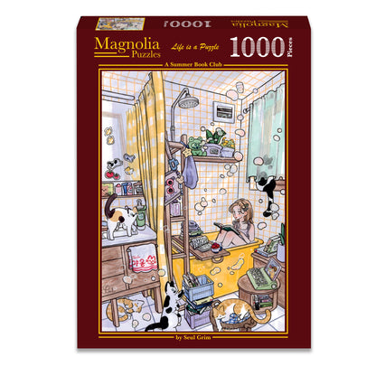 Puzzle 1000 Pièces - Un Club de Lecture d'Été - Magnolia-8201