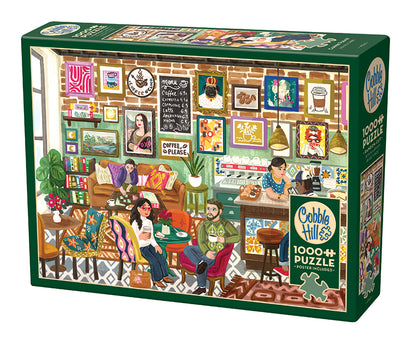 Puzzle 1000 Pièces - Un Café, S'Il Vous Plaît - Cobble-Hill-40363