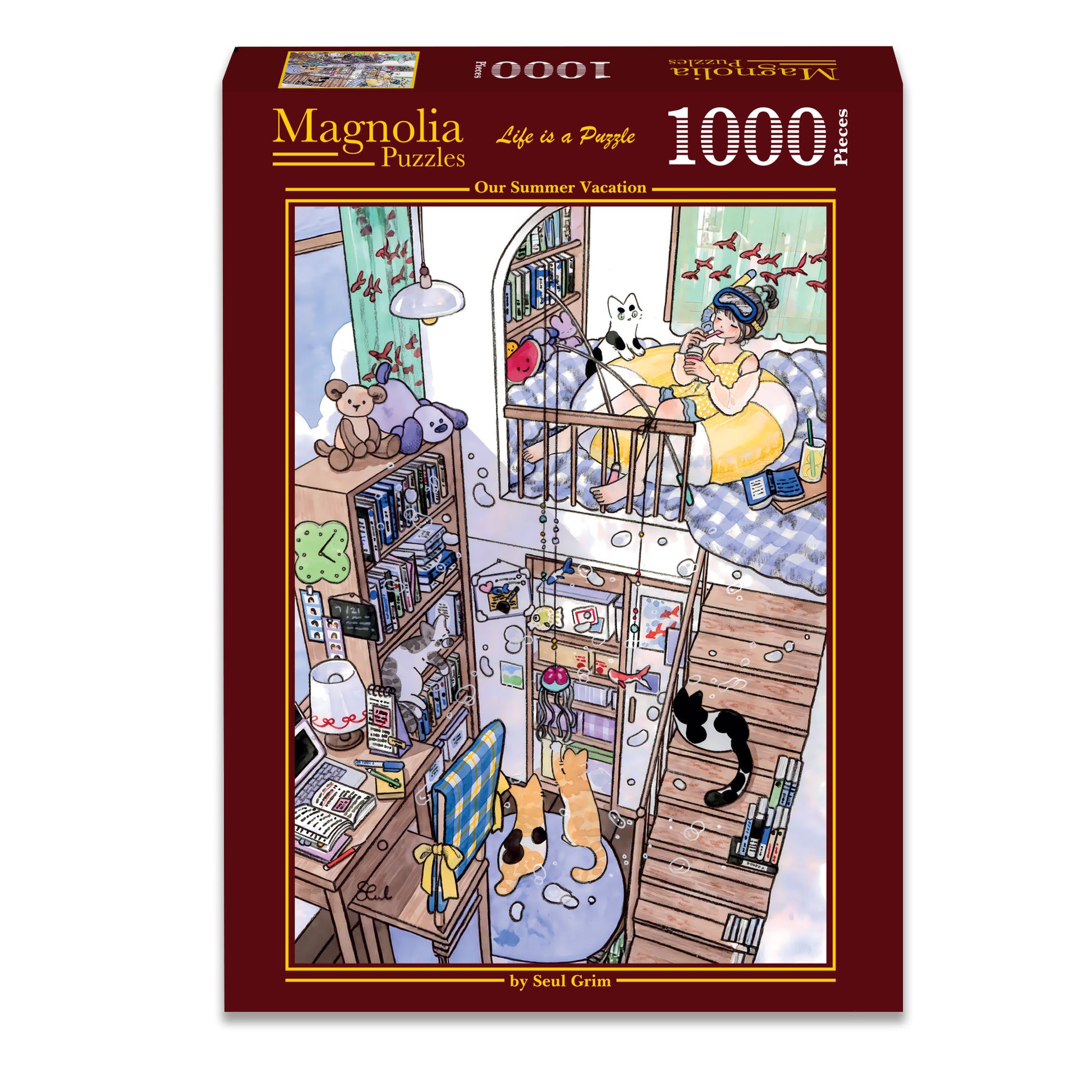 Puzzle 1000 Pièces - Nos Vacances d'Été - Magnolia-8203