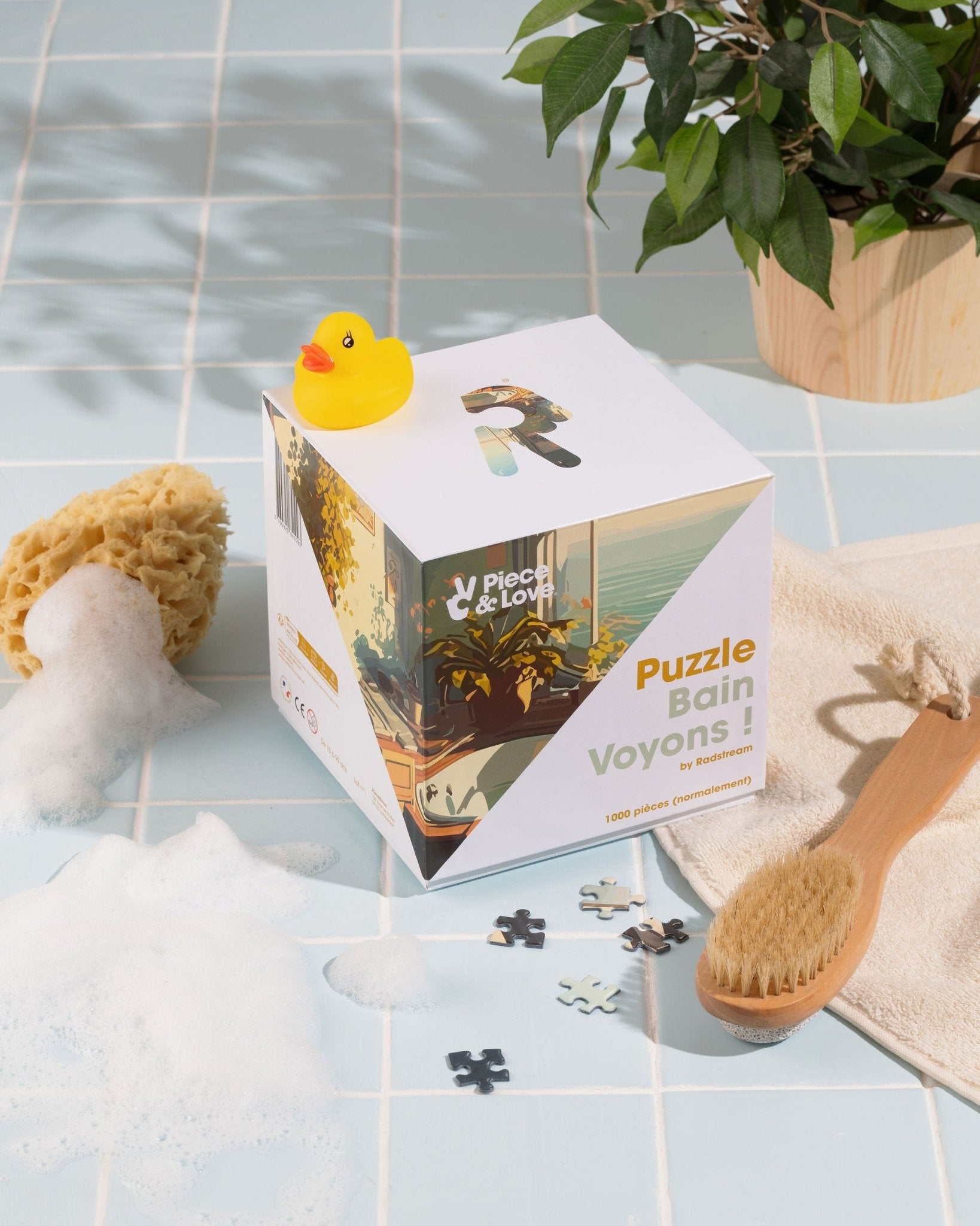 Puzzle 1000 pièces - Bain voyons !Piece & Love