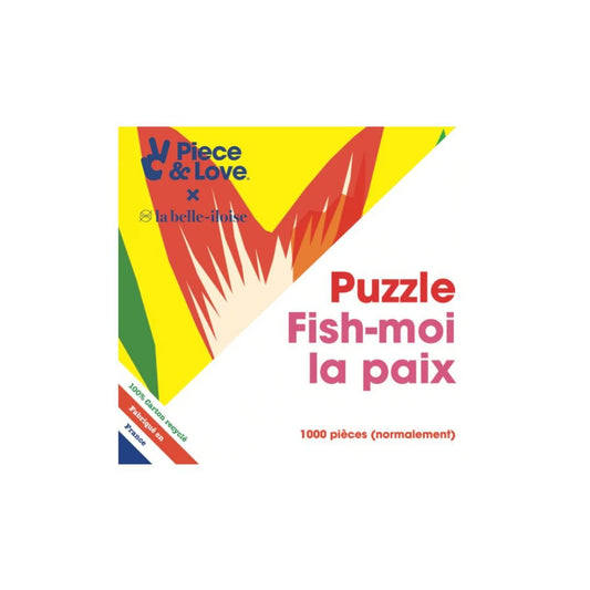 Puzzle 1000 pièces - Fish moi la paixPiece & Love