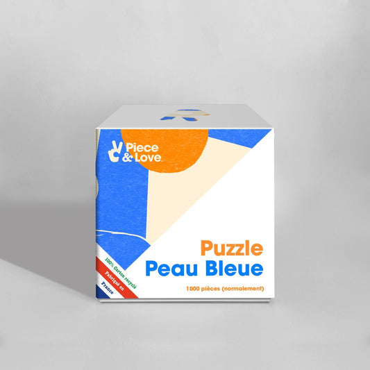 Puzzle 1000 pièces - Peau bleuePiece & Love