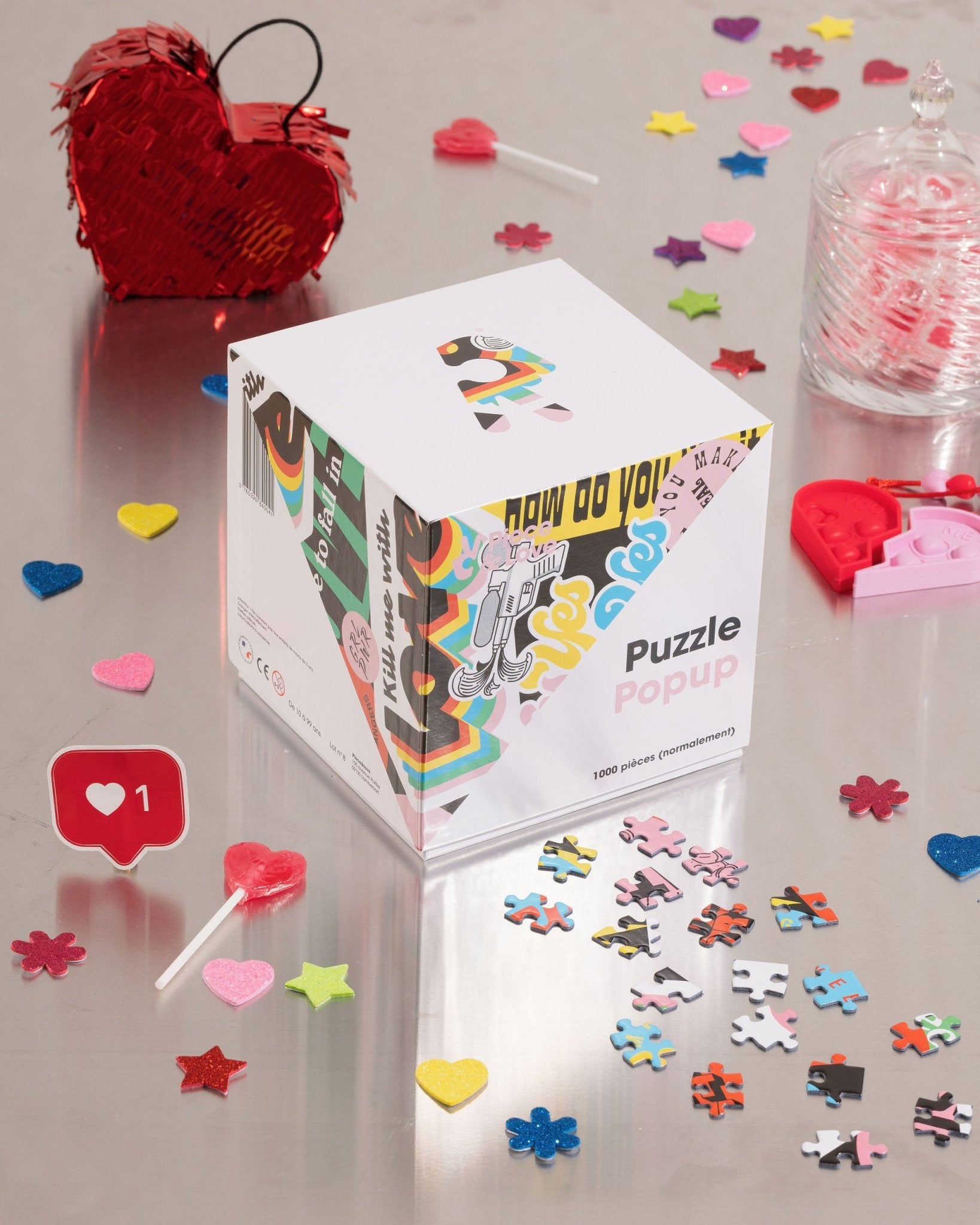 Puzzle 1000 pièces - PopupPiece & Love