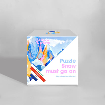 Puzzle 1000 pièces - Snow must go onPiece & Love