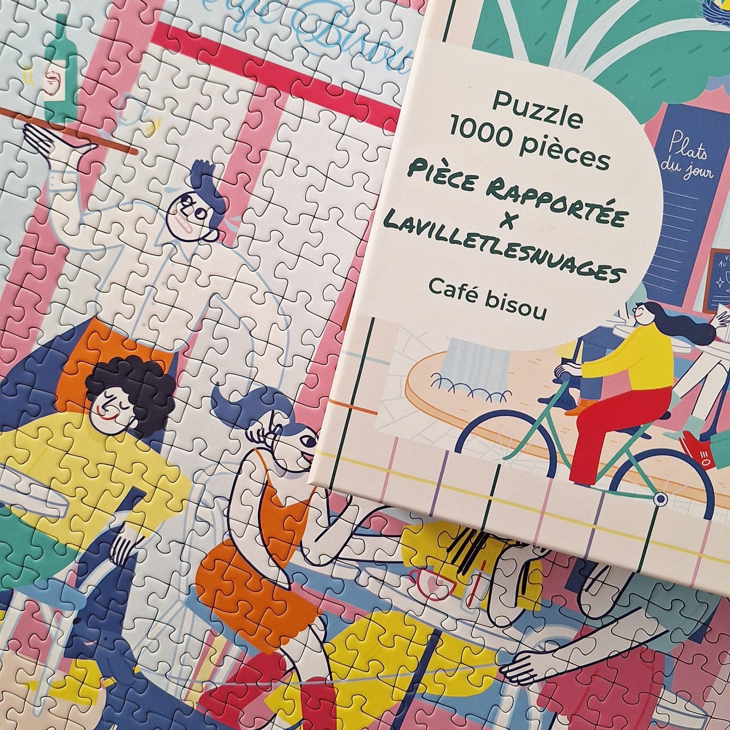 Puzzle 1000 Pièces - Café bisouPièce Rapportée