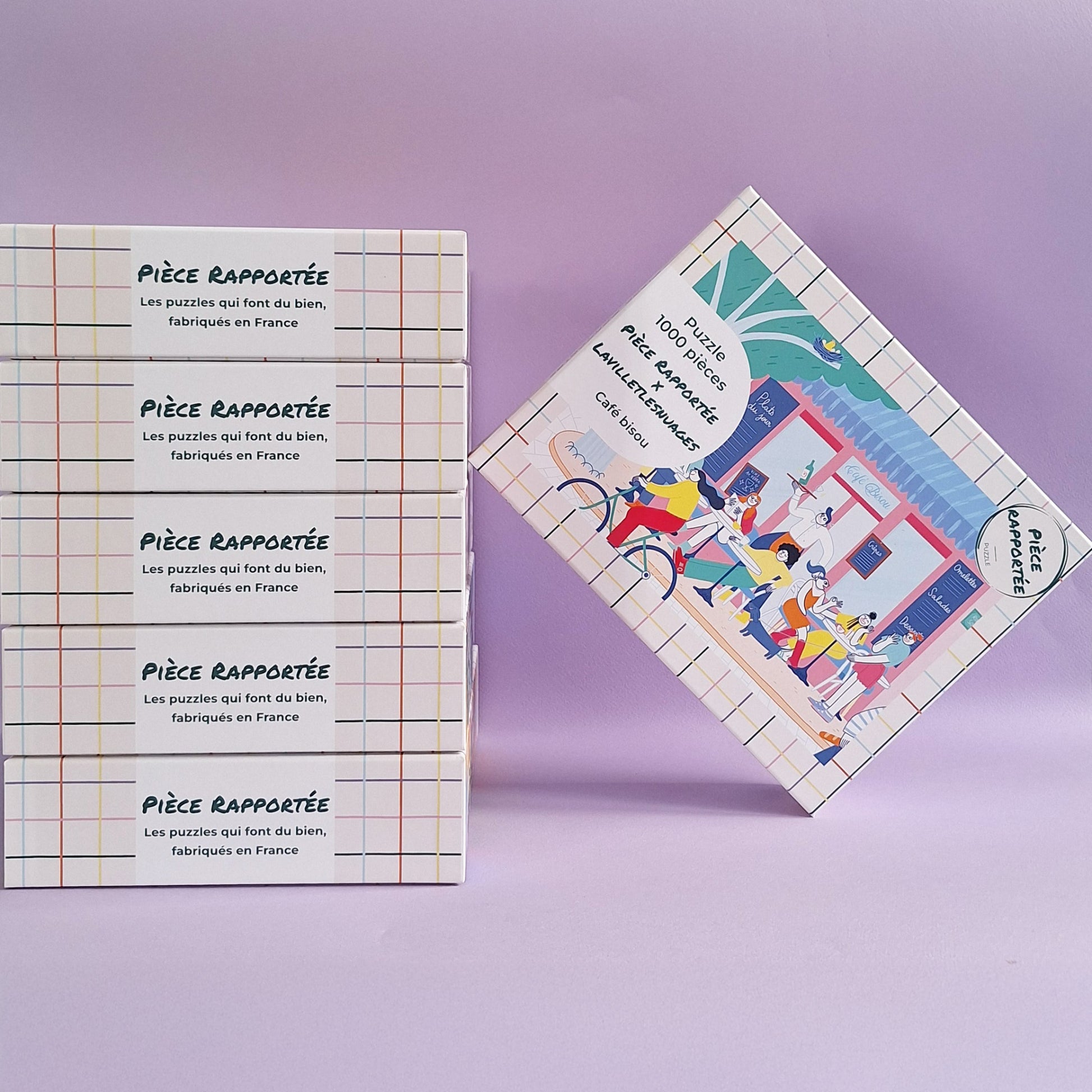 Puzzle 1000 Pièces - Café bisouPièce Rapportée