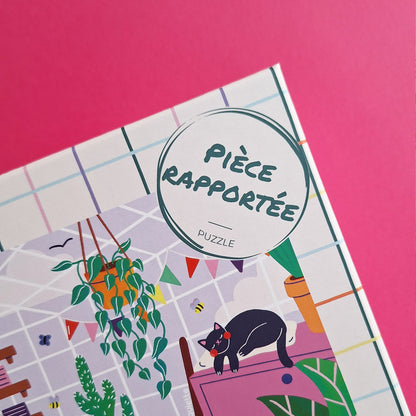 Puzzle 1000 Pièces - La serre aux chatsPièce Rapportée