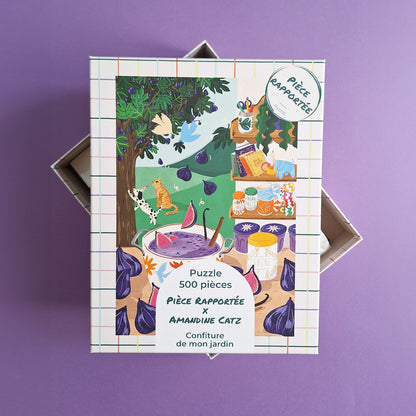 Puzzle 500 Pièces - Confiture de mon jardinPièce Rapportée