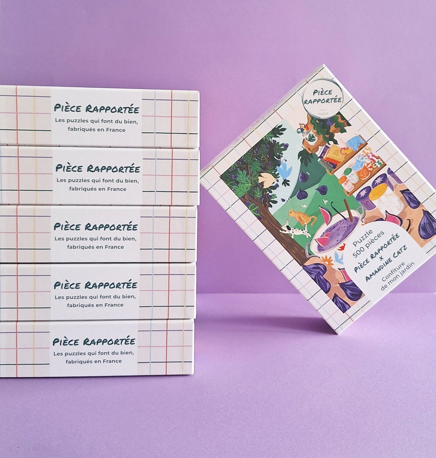 Puzzle 500 Pièces - Confiture de mon jardinPièce Rapportée