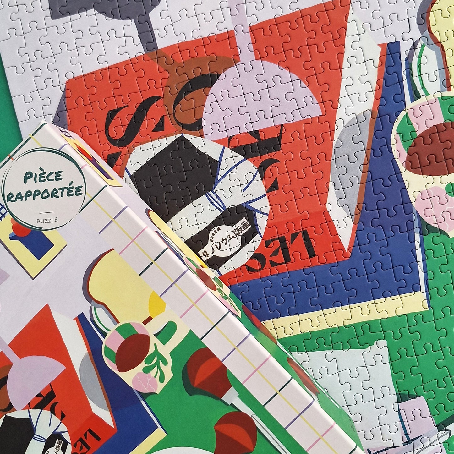 Puzzle 500 Pièces - L'atelier de linogravurePièce Rapportée