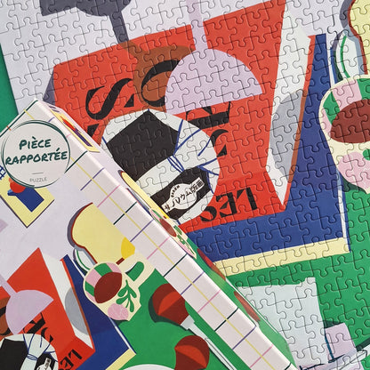 Puzzle 500 Pièces - L'atelier de linogravurePièce Rapportée