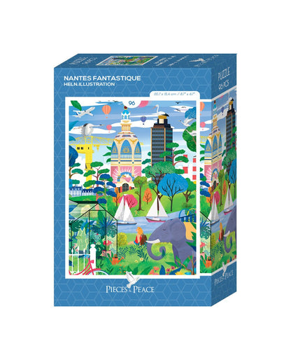 Mini Puzzle 96 Pièces - Nantes FantastiquePieces & Peace