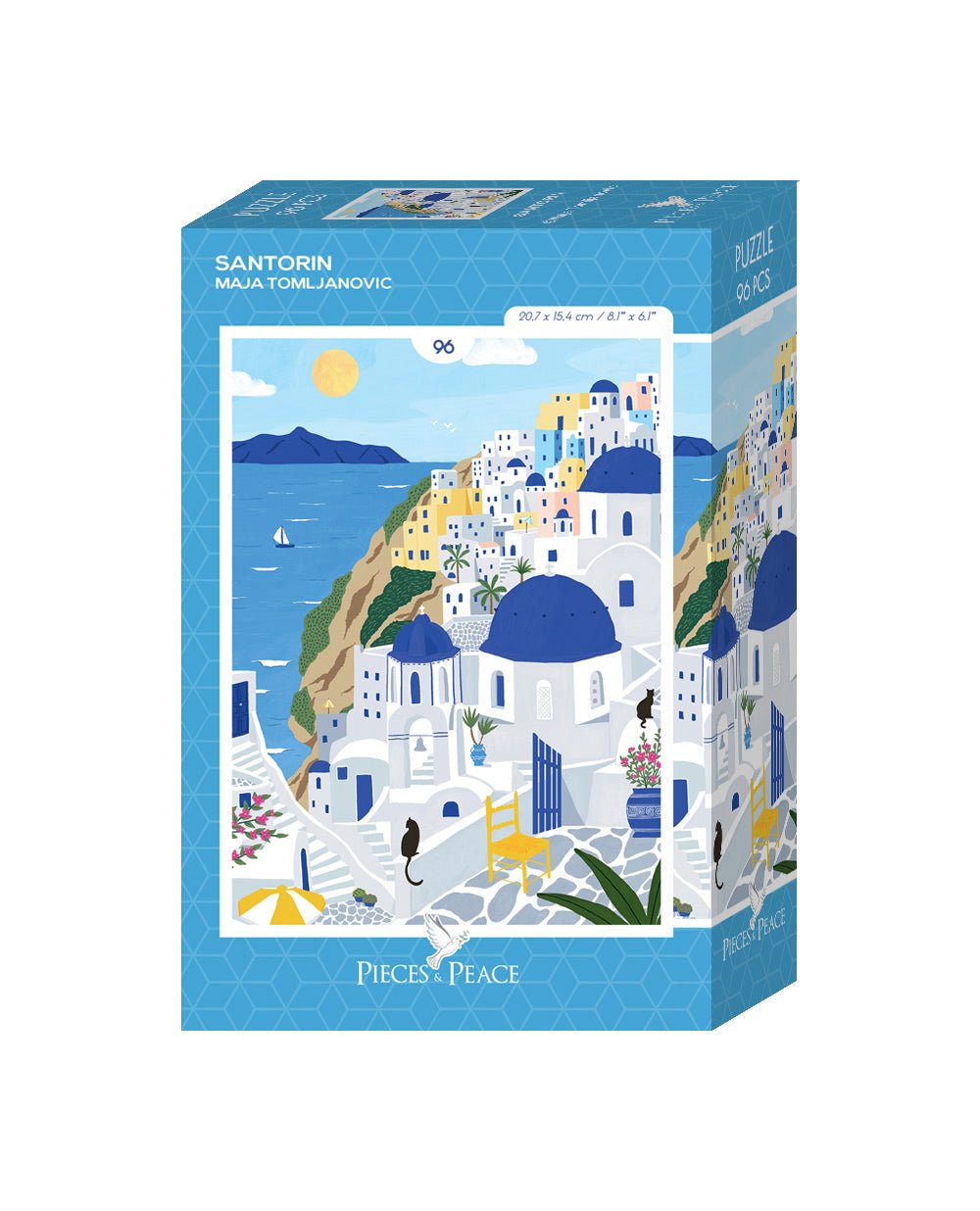 Mini Puzzle 96 Pièces - SantorinPieces & Peace