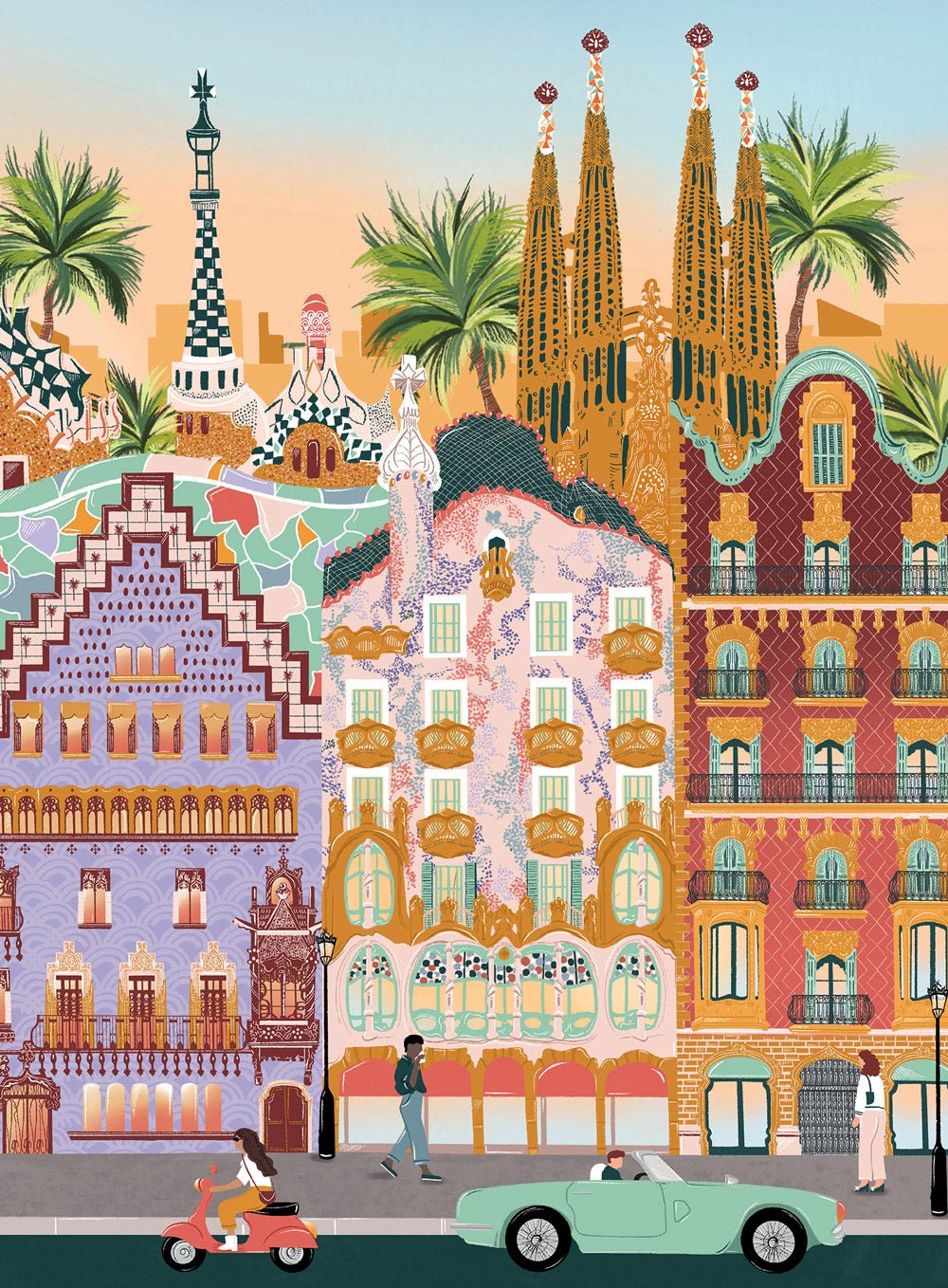 Mini Puzzle de 96 Pièces - BarcelonePieces & Peace