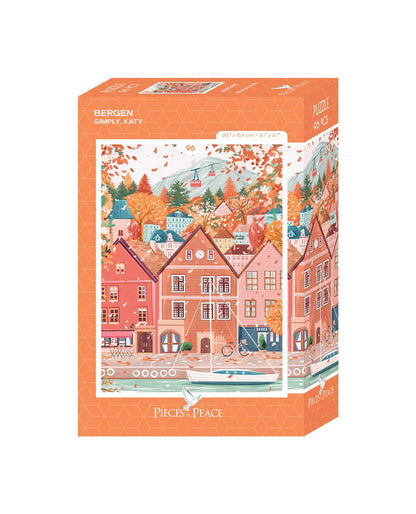 Mini Puzzle de 96 Pièces - BergenPieces & Peace