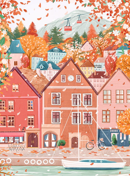 Mini Puzzle de 96 Pièces - BergenPieces & Peace