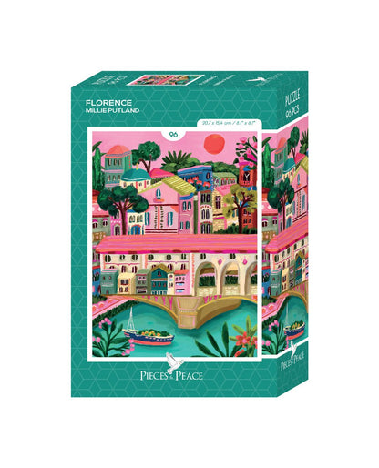 Mini Puzzle de 96 Pièces - FlorencePieces & Peace